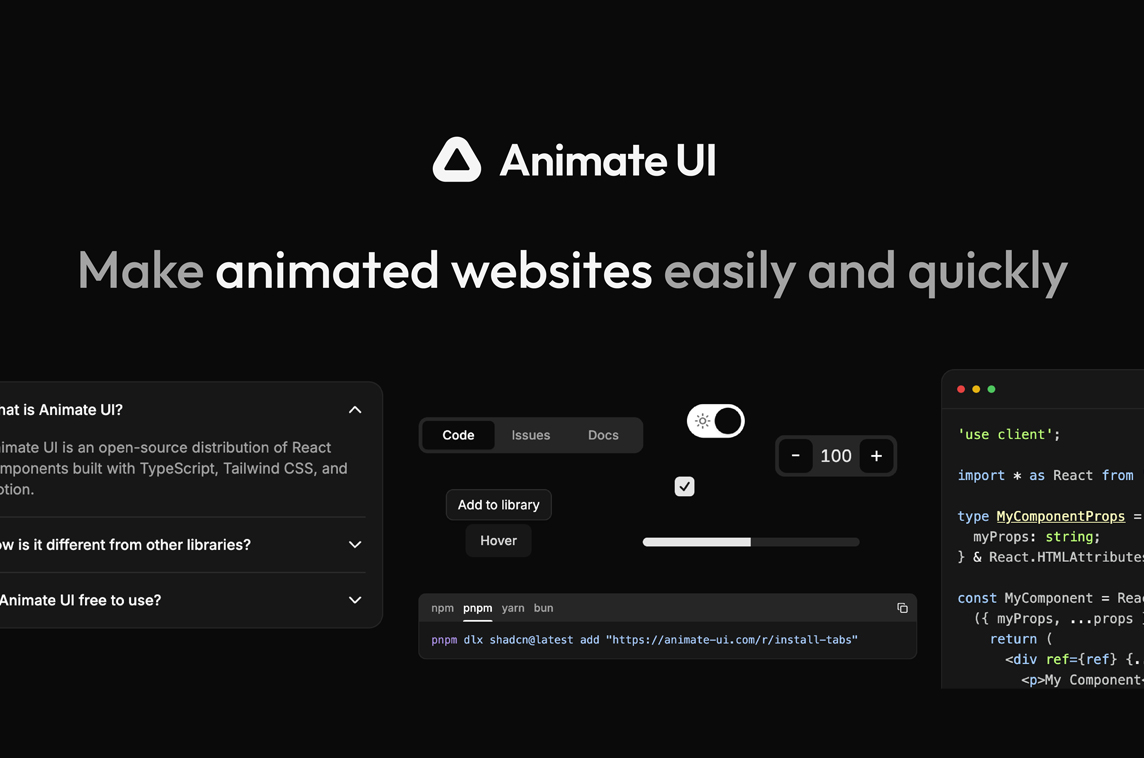 Animate UI