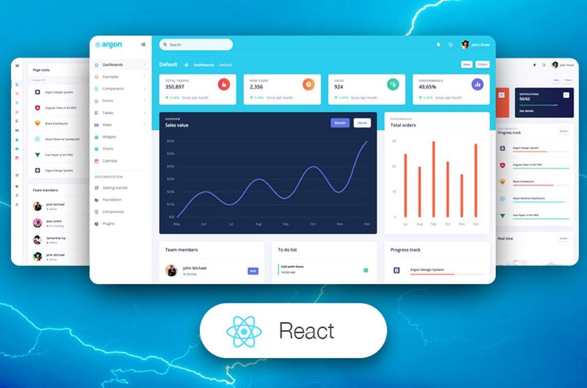 Argon Dashboard Pro