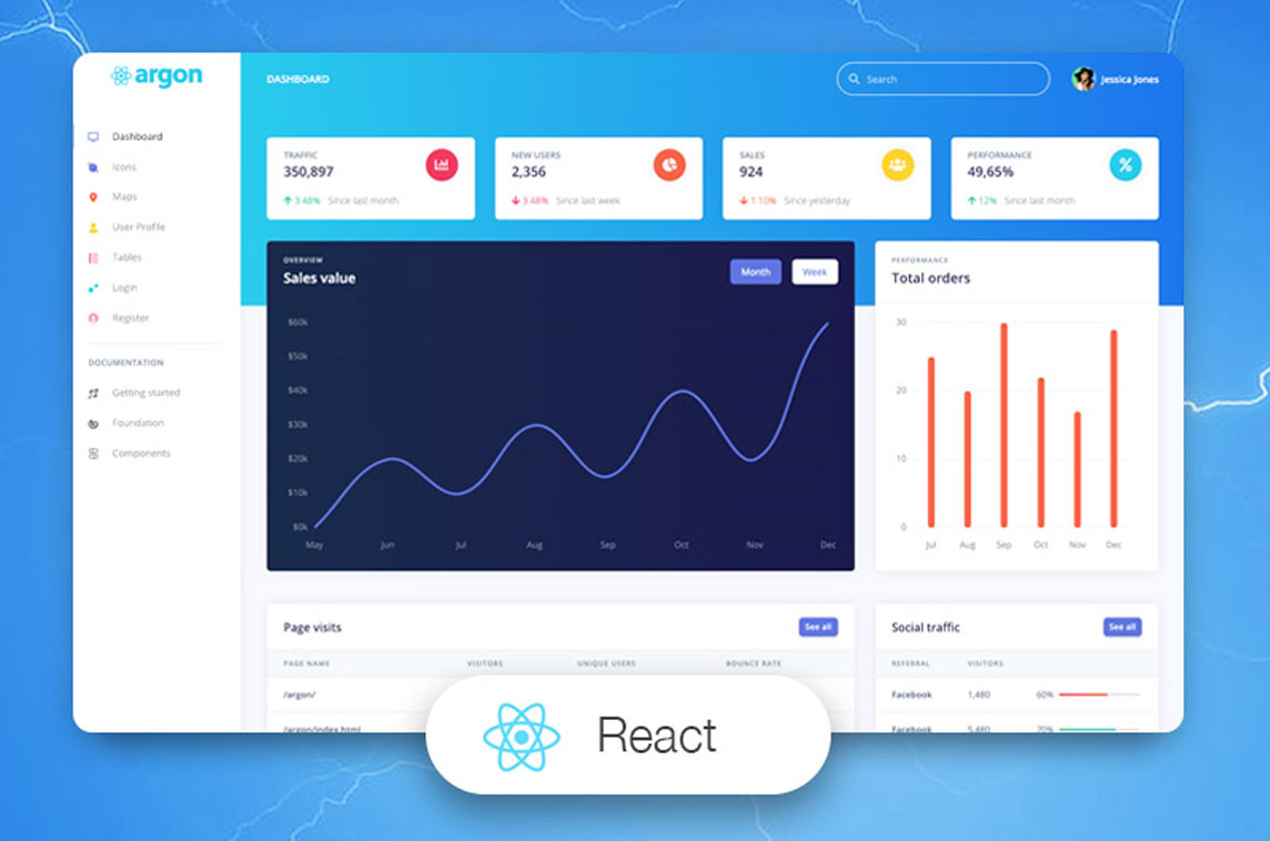 Argon Dashboard
