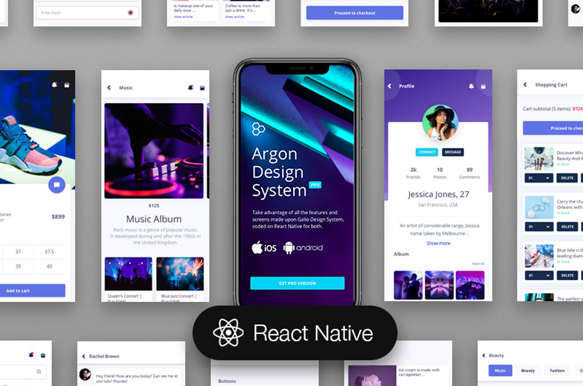 Argon Pro React Native