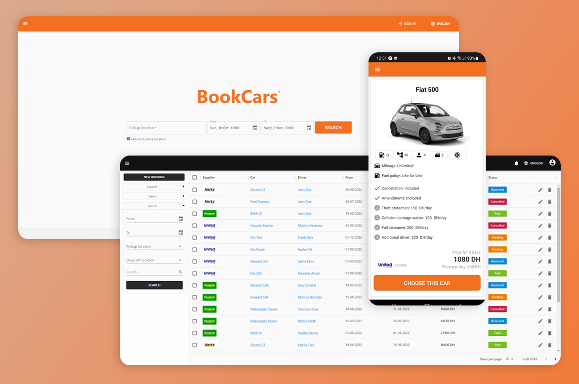 BookCars
