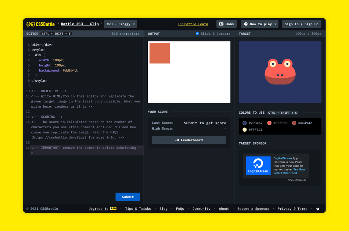 CSSBattle
