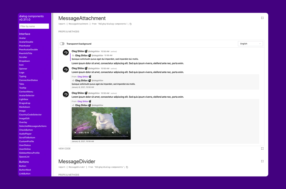 Dialog Web Components