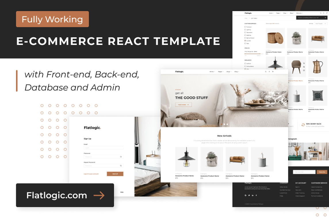 Ecommerce React Template