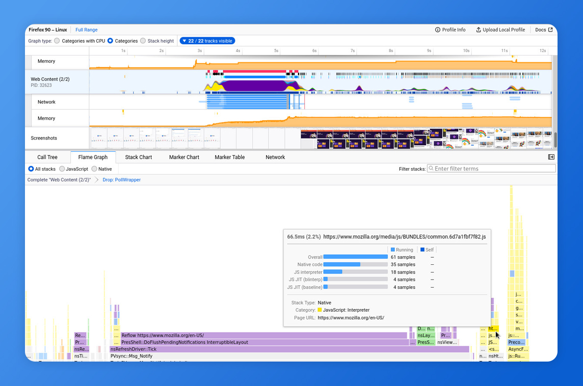 Firefox Profiler