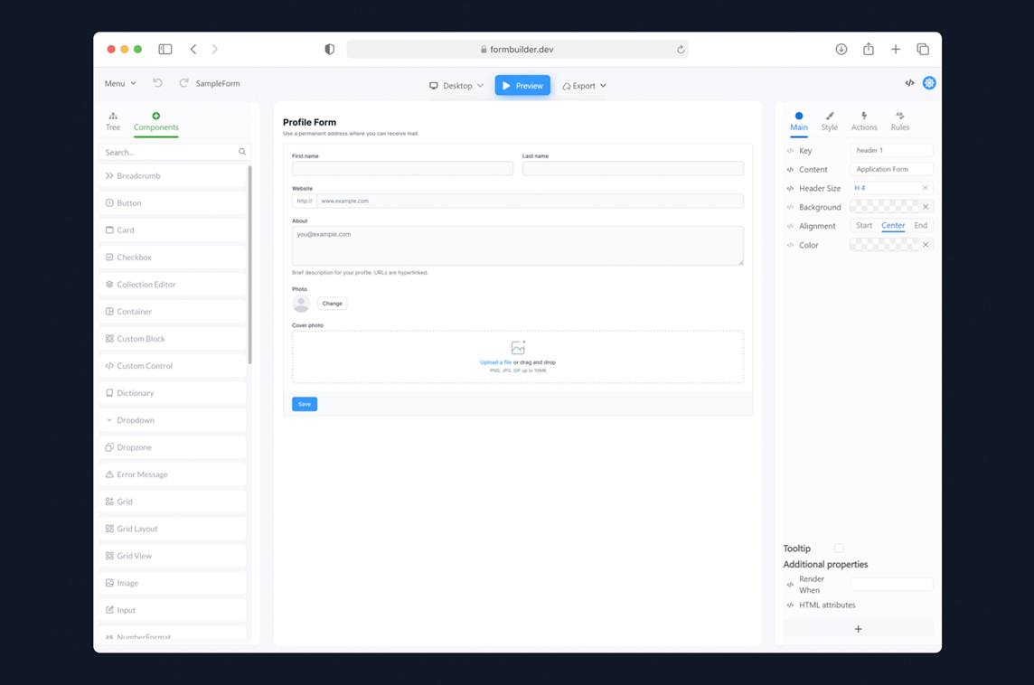 Formengine