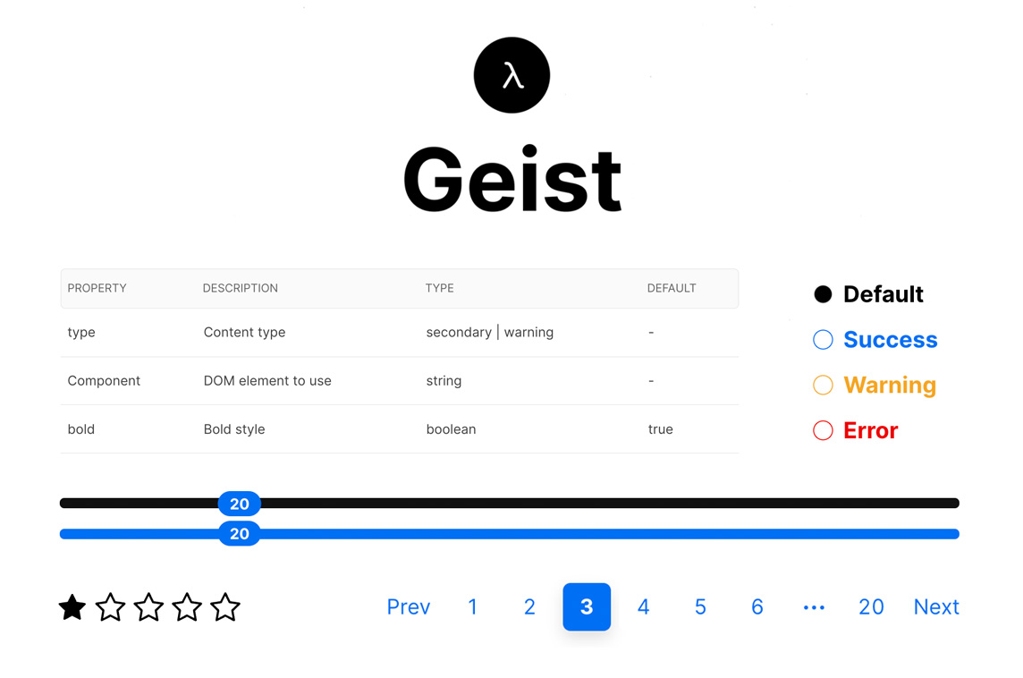 Geist UI