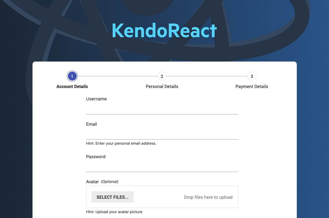 KendoReact Forms