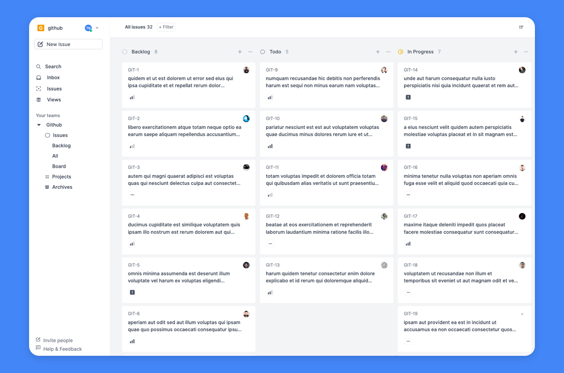 Linear App Clone