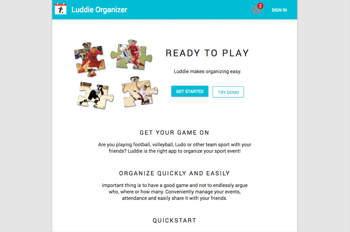 Luddie Organizer