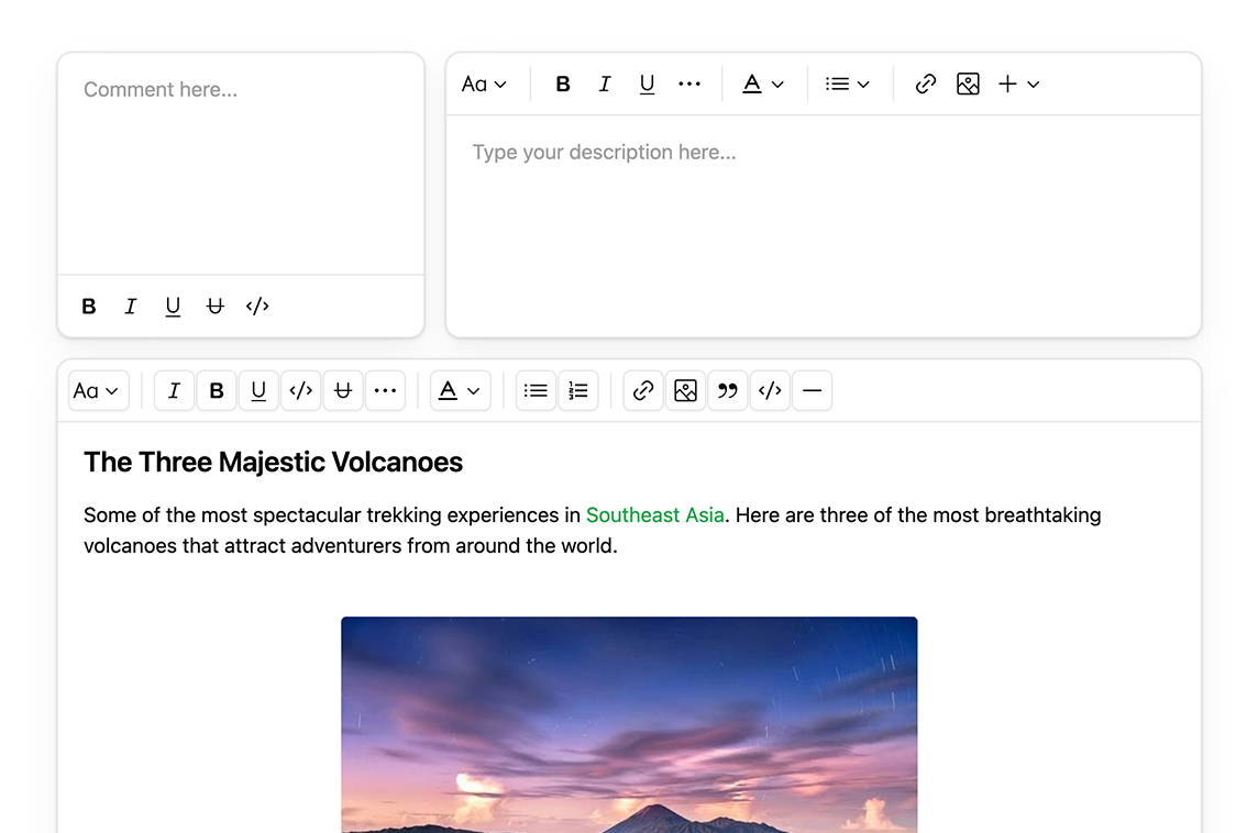 Minimal Tiptap Editor