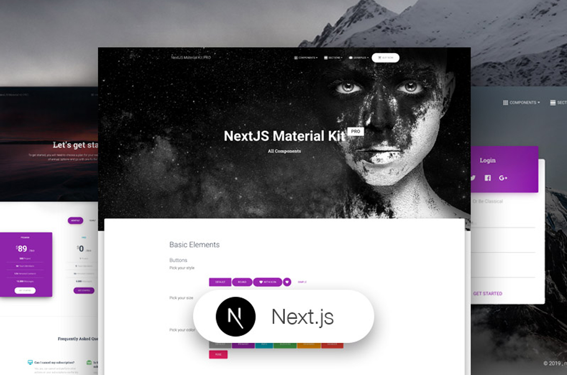 NextJS Material Kit