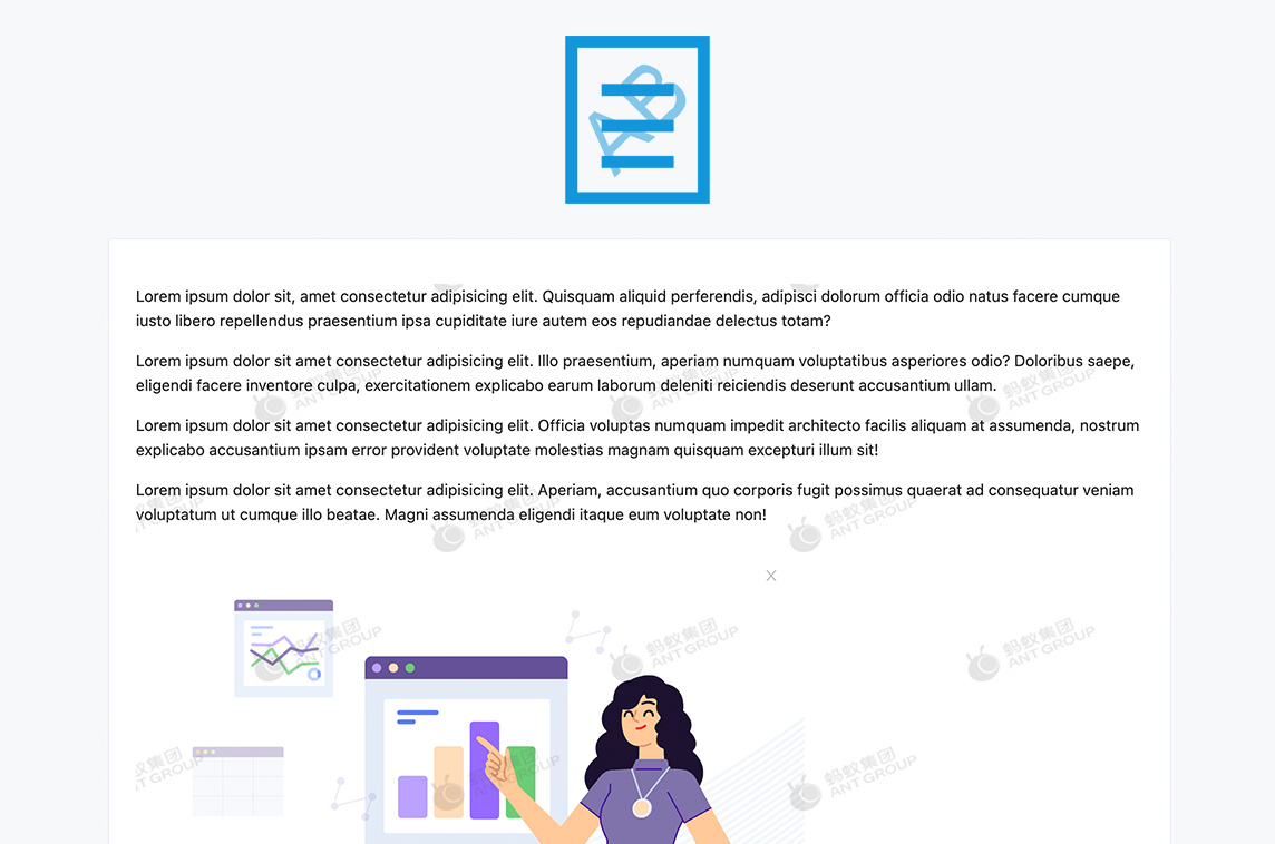 Pansy React Watermark