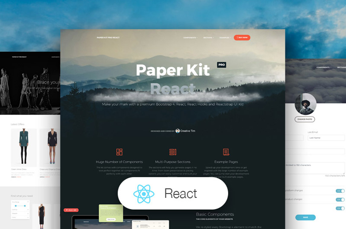 Paper Kit Pro React