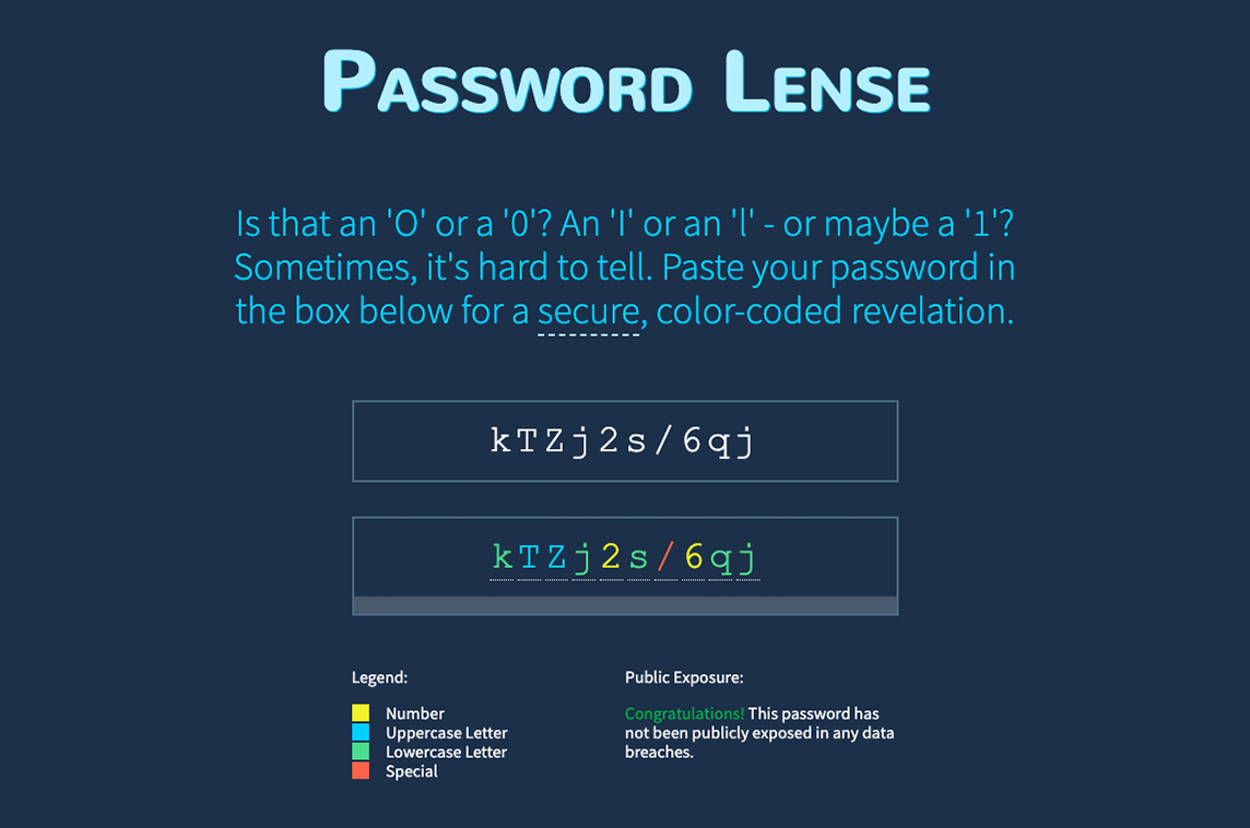 Password Lense