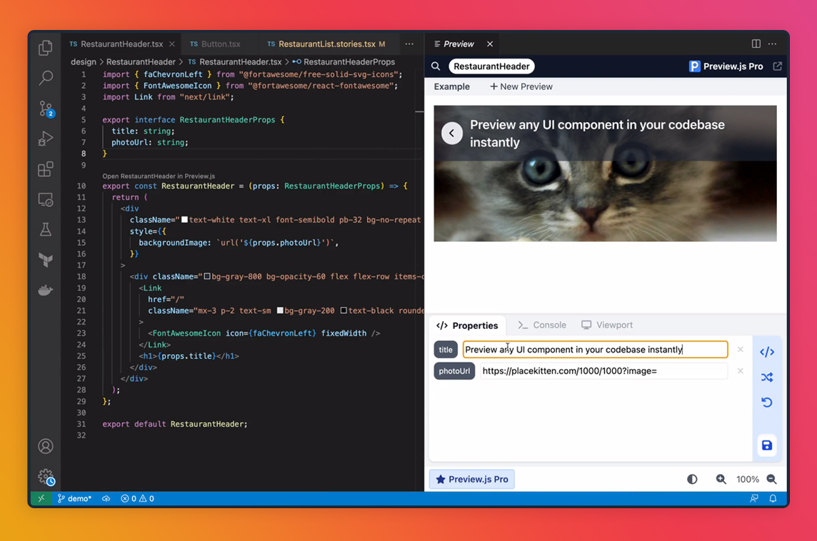 PreviewJS for React