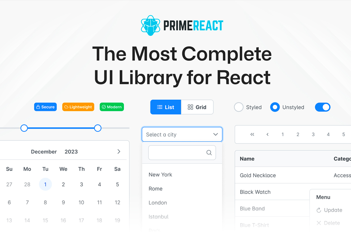 PrimeReact