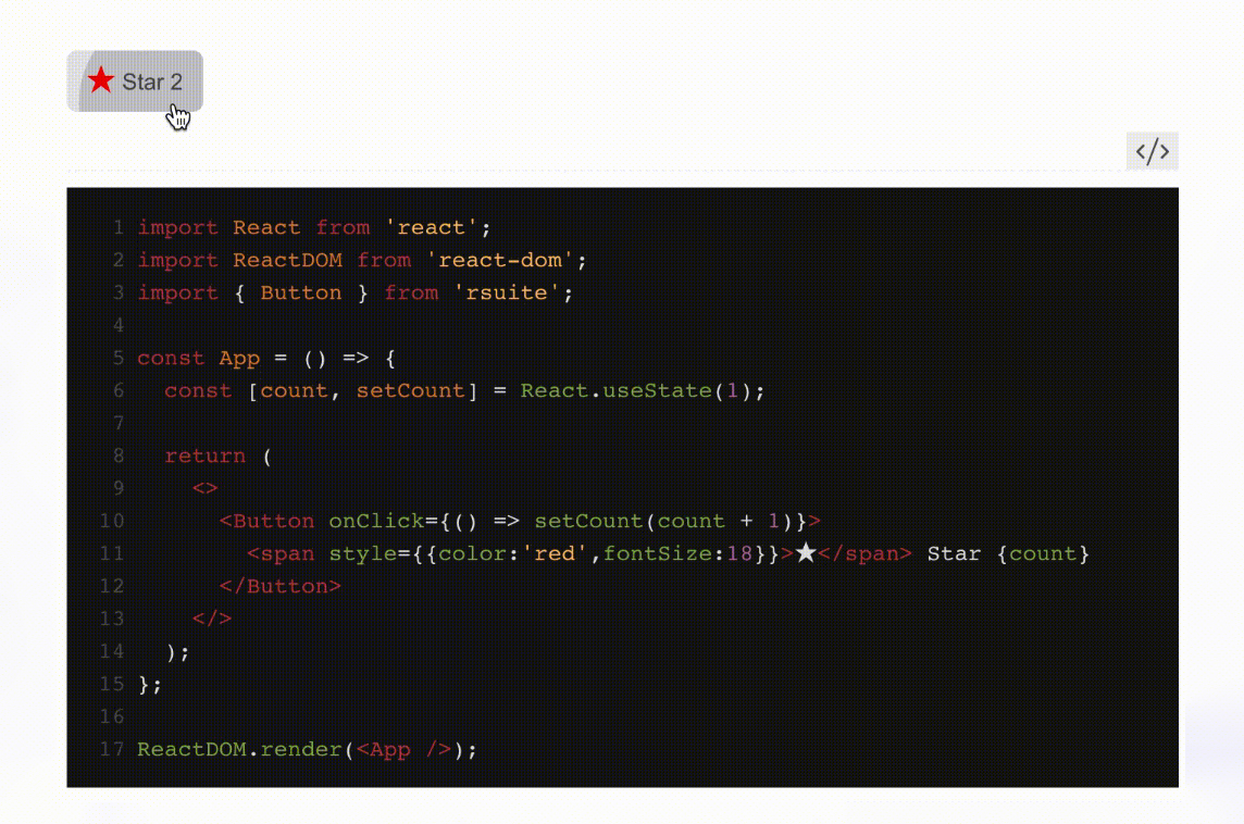 React Code View