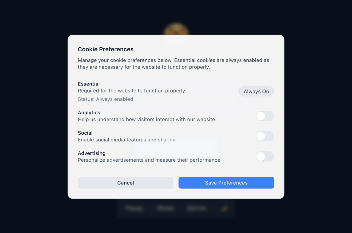 React Cookie Manager