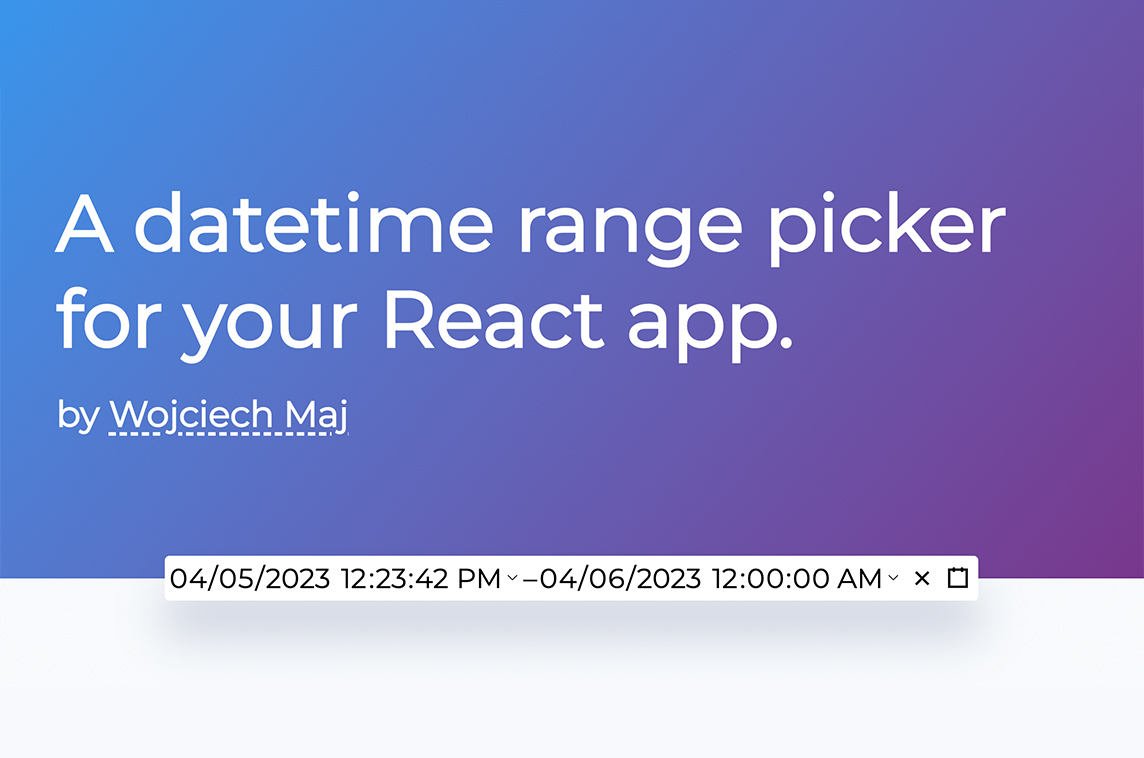 React-DateTimeRange-Picker