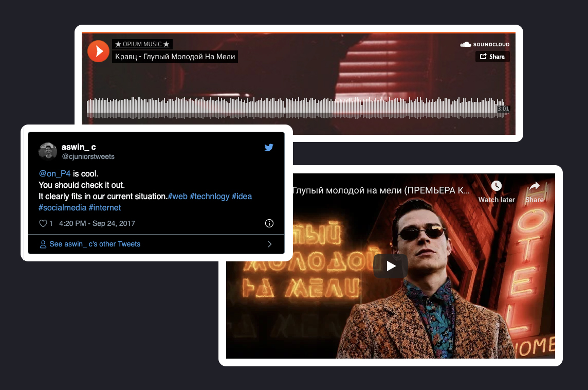 React Embed