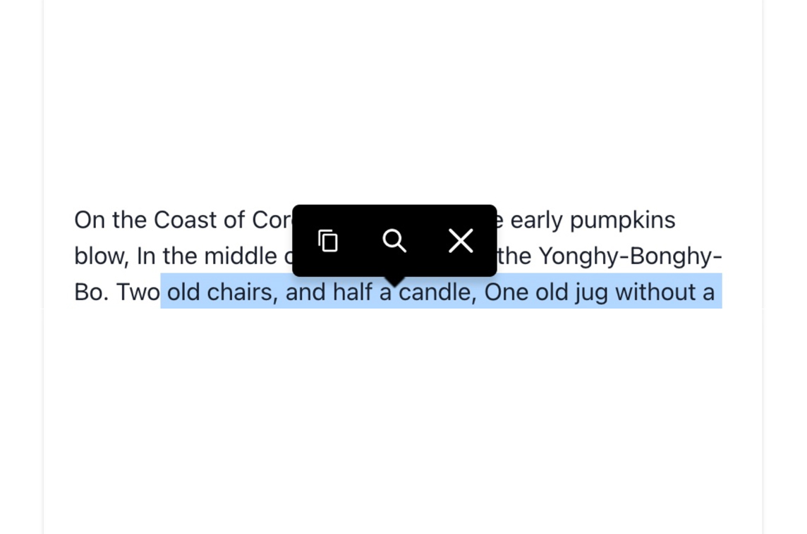 React Highlight Menu