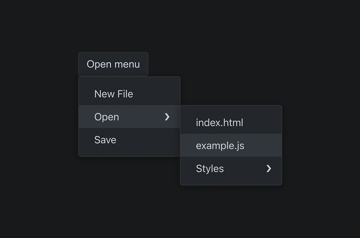 React Menu