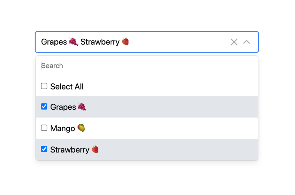 React Multi-Select Component