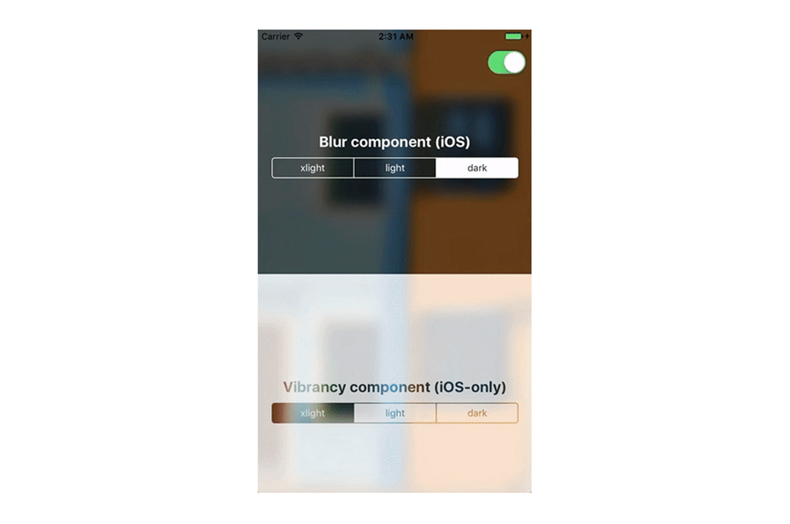 React Native Blur