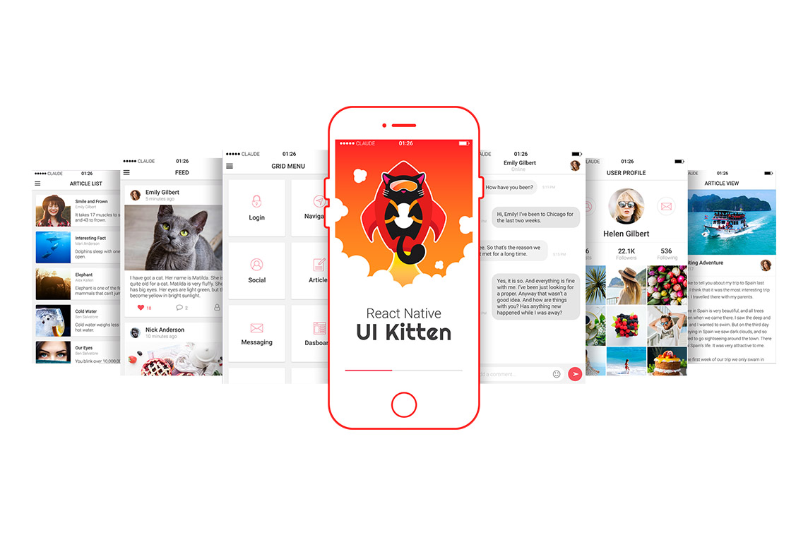 React Native UI Kitten