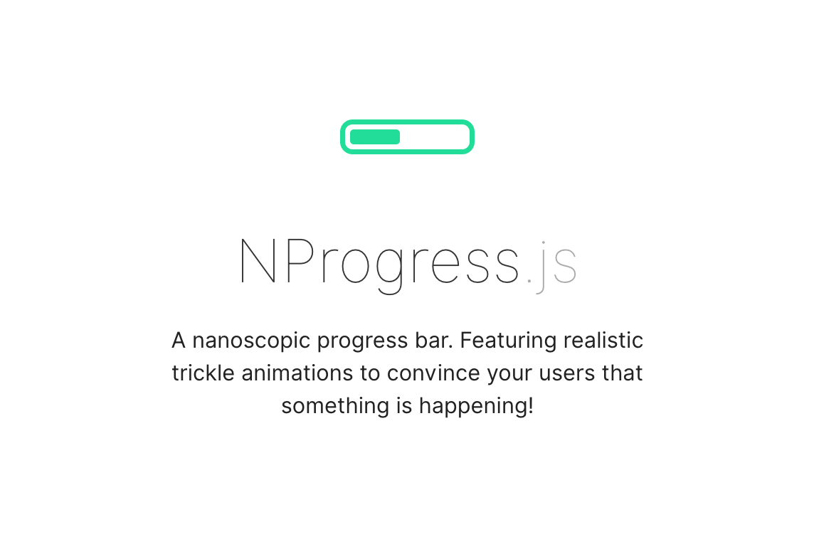 React NProgress