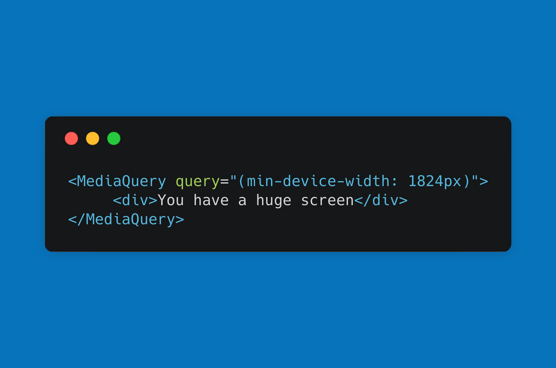 React Responsive