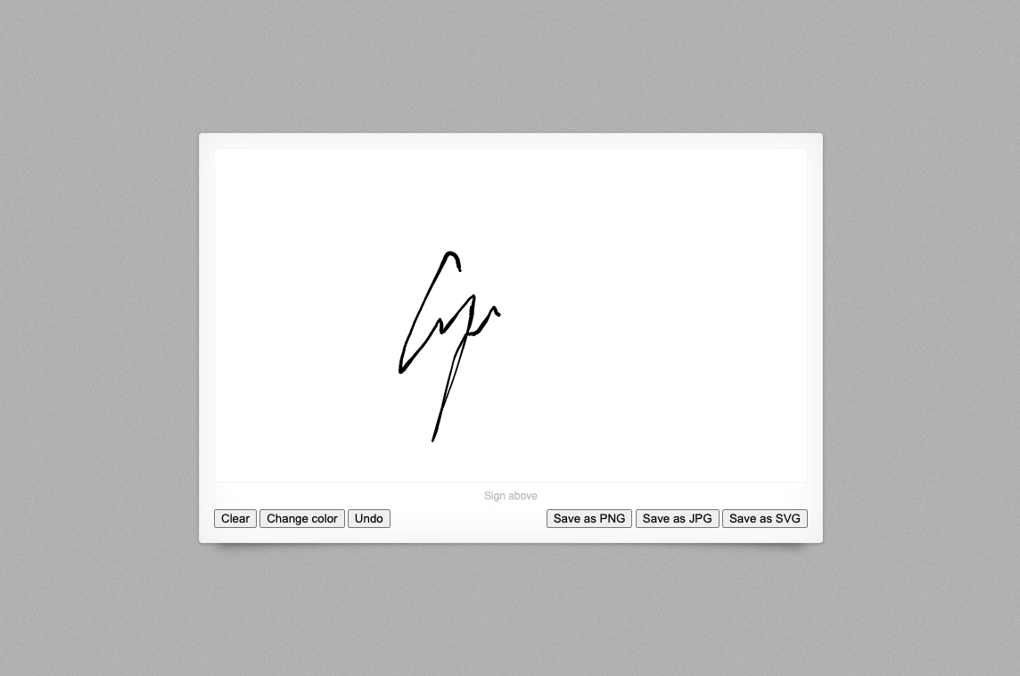 React Signature Pad Wrapper