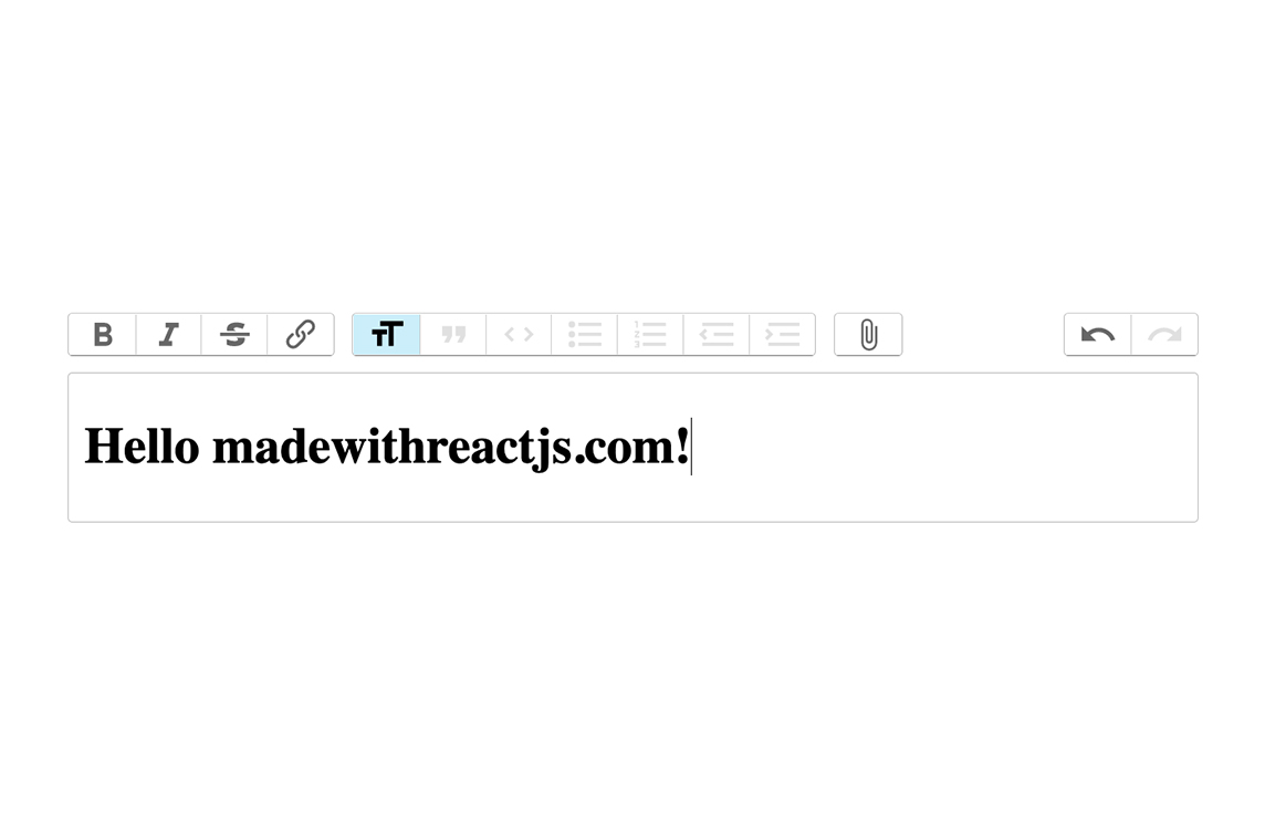 React Trix RTE