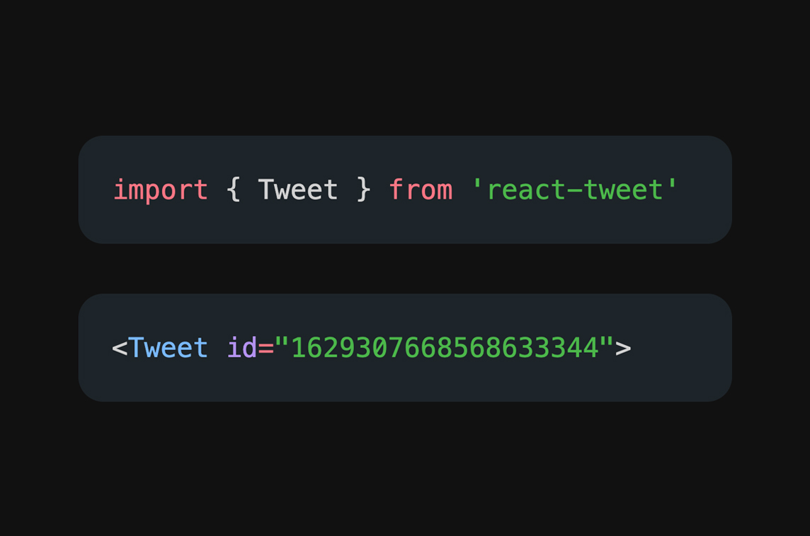 React Tweet