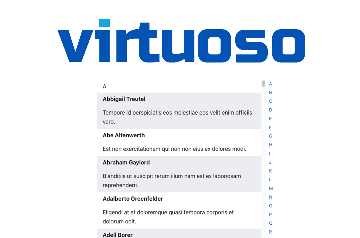 React Virtuoso