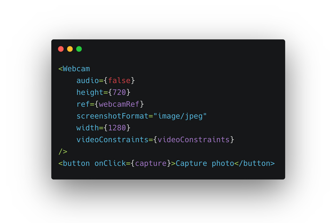 React Webcam