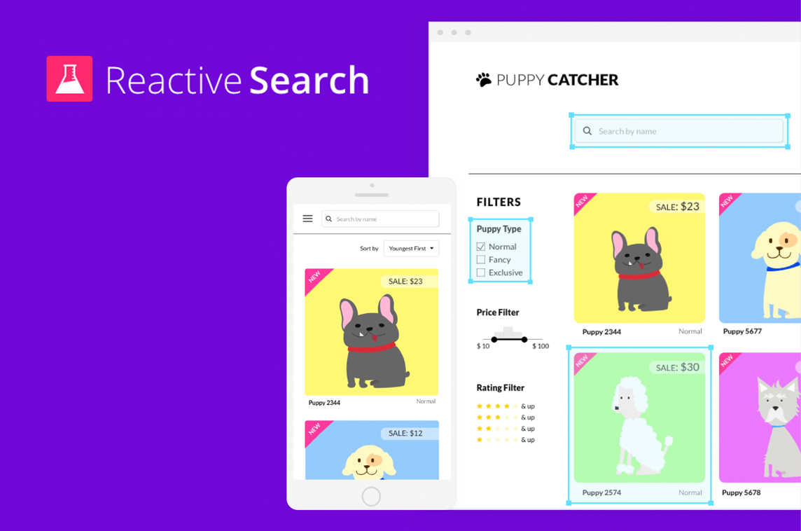 Reactive Search for React