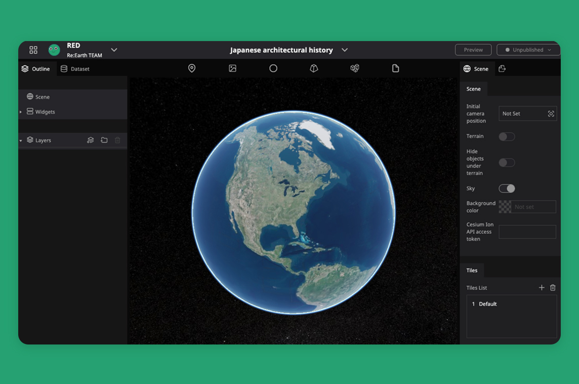 Re:Earth Visualizer