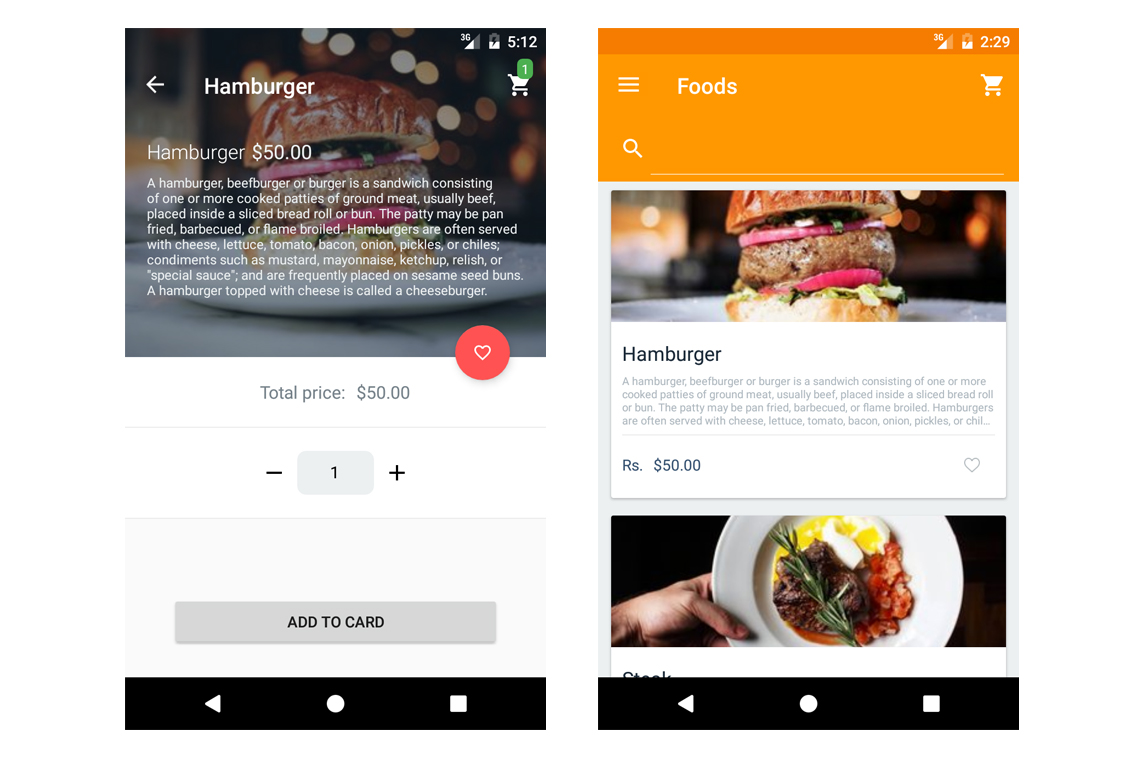 Restaurant App