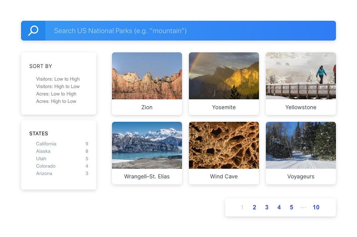 Search UI