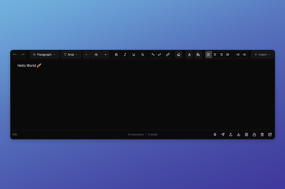 Shadcn Editor