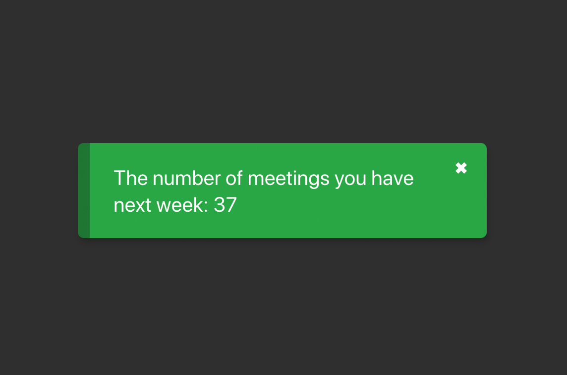 Simple React Notifications