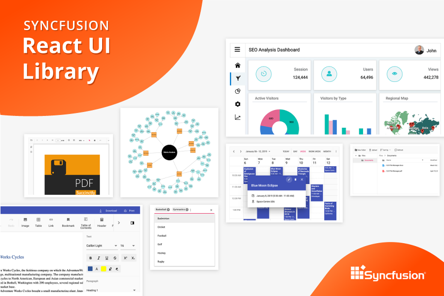 Syncfusion React UI Library