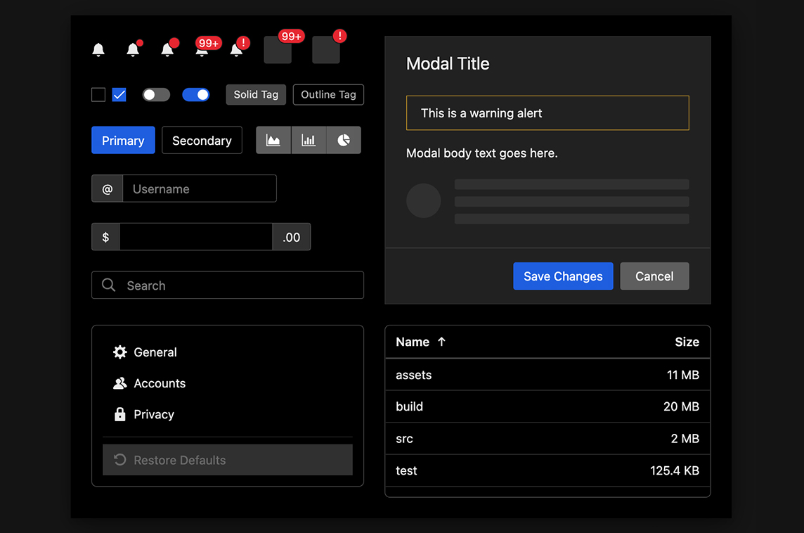 Tonic UI