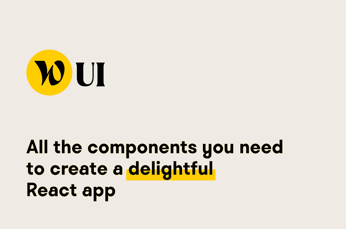 Welcome UI
