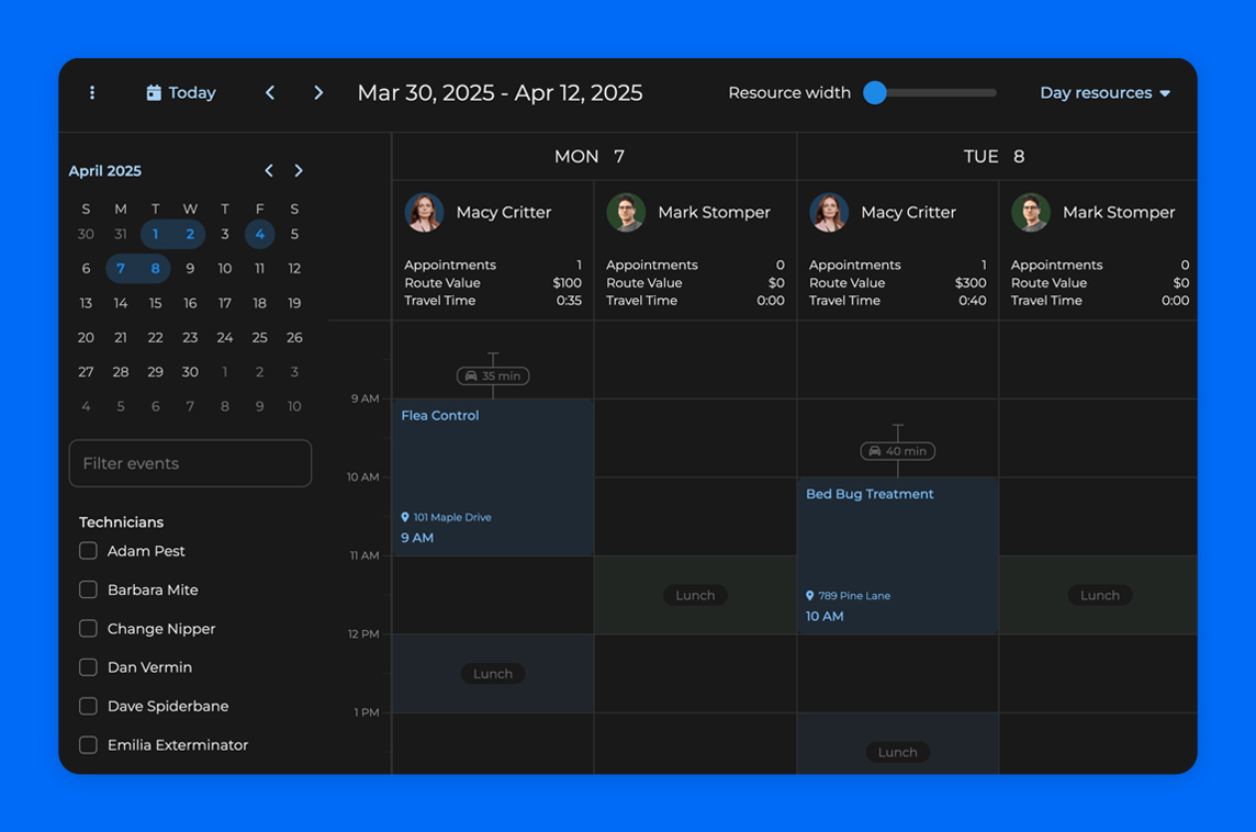 Bryntum Calendar