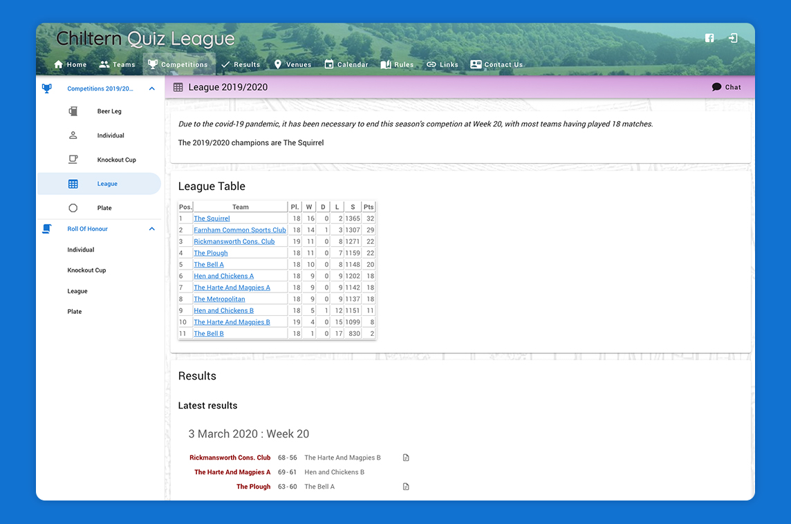 Chiltern Quiz League