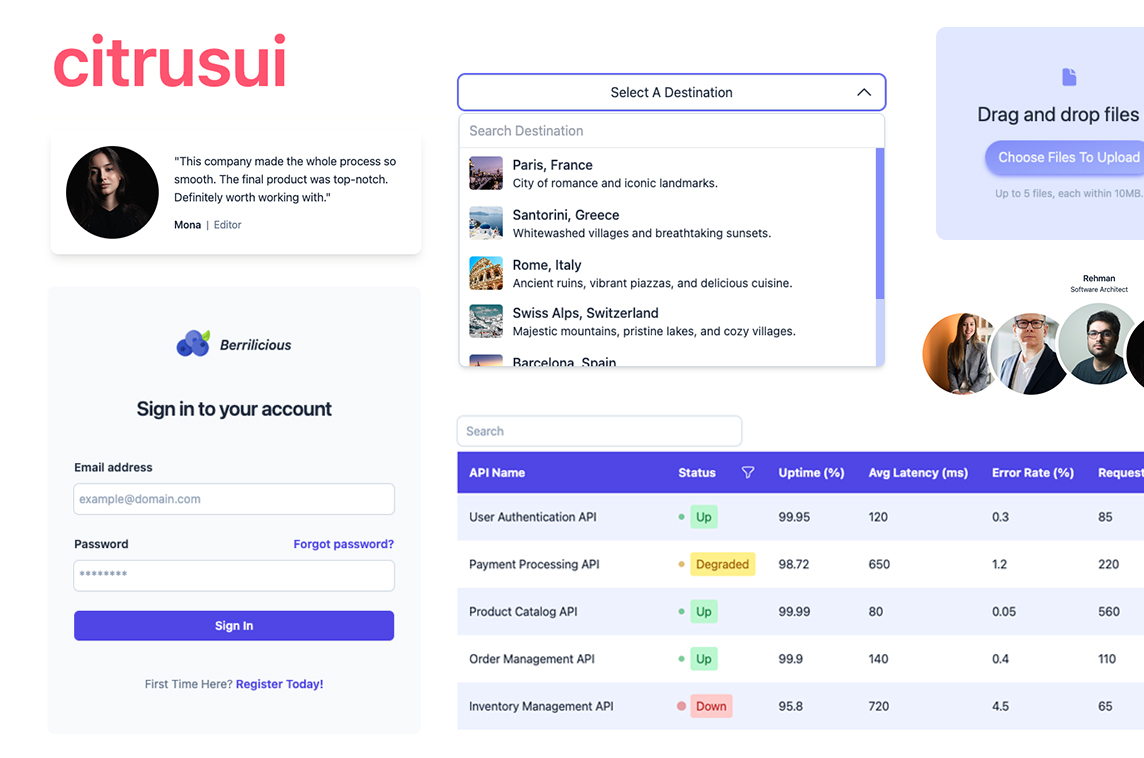Citrus UI