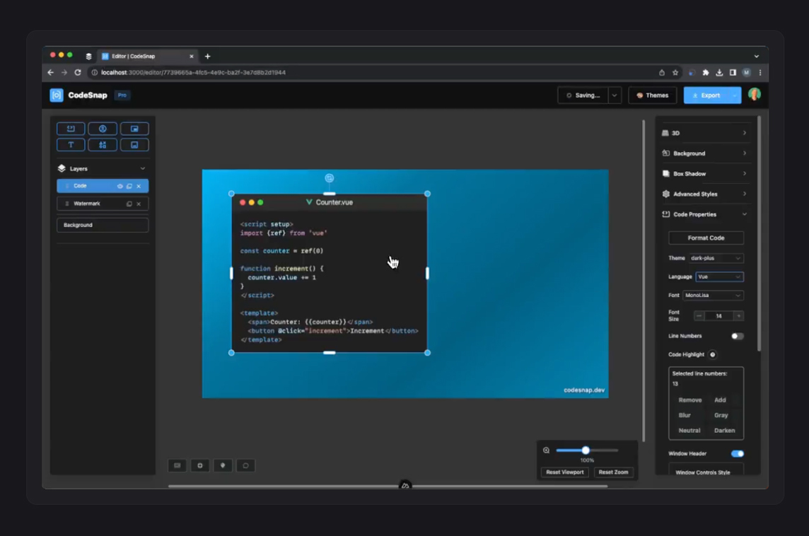 CodeSnap